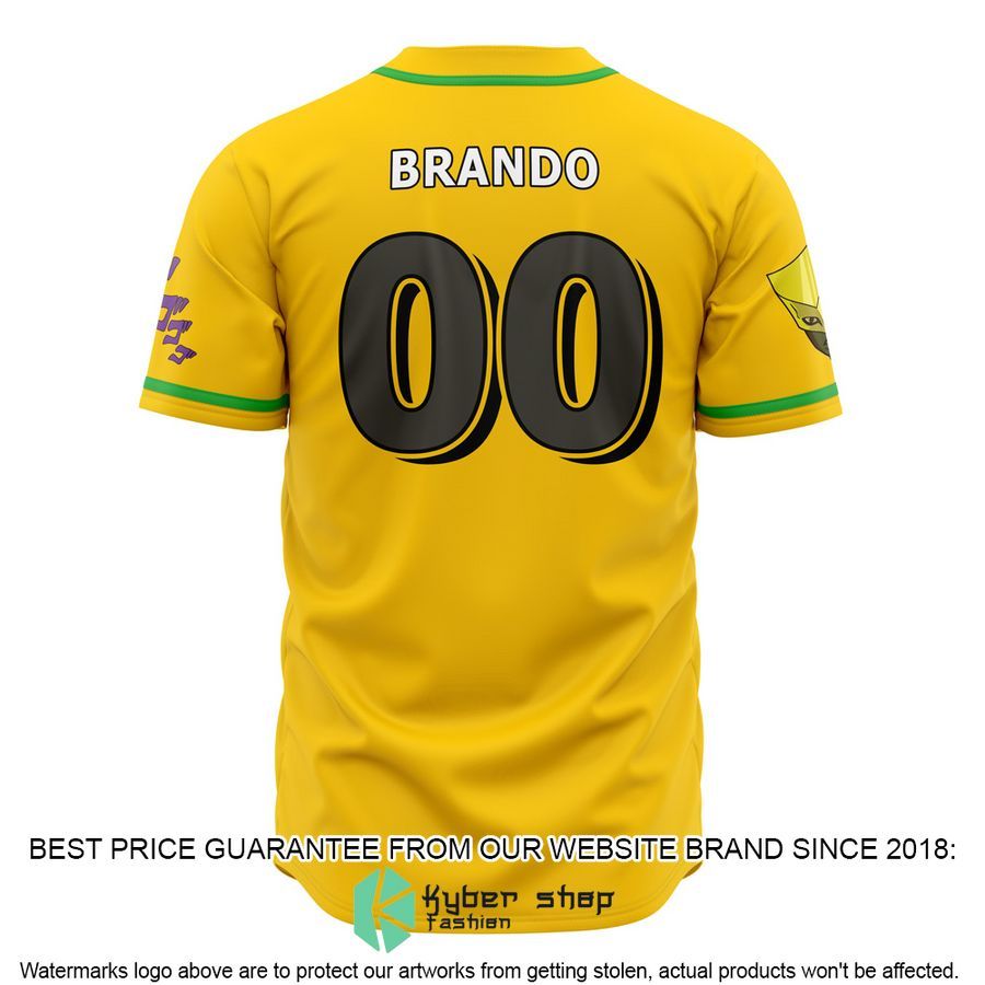 Dio Jojos Bizarre Adventure Baseball Jersey 3 Dio Jojos Bizarre Adventure Baseball Jersey word2