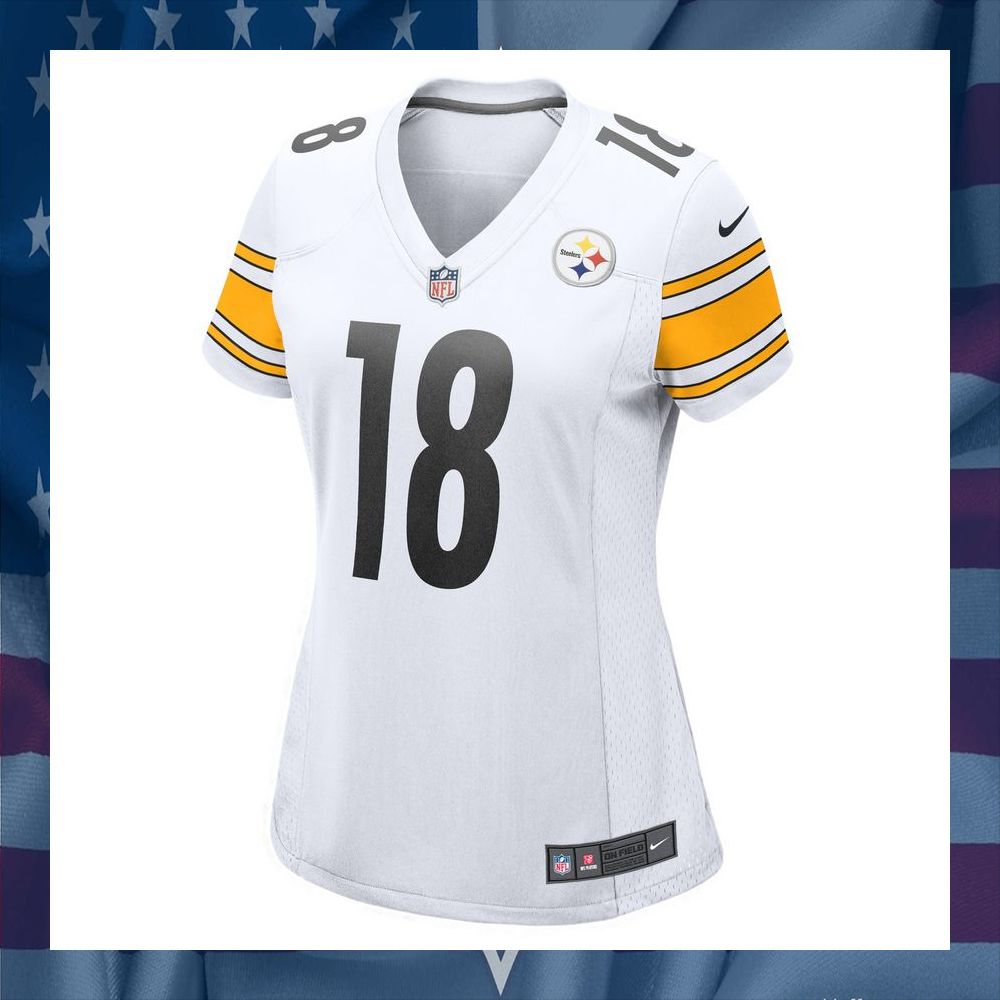 Diontae Johnson Pittsburgh Steelers Women's White Football Jersey 6 Diontae Johnson Pittsburgh Steelers Women's White Football Jersey word2