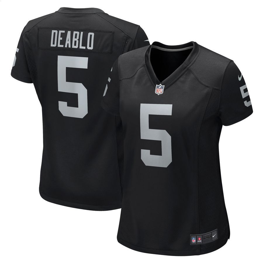 Divine Deablo Las Vegas Raiders Black Football Jersey