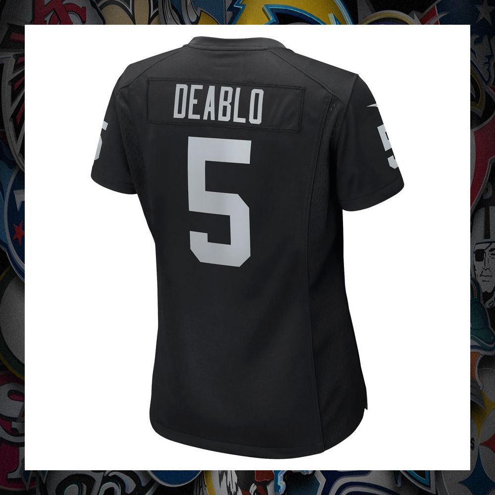 Divine Deablo Las Vegas Raiders Black Football Jersey 31 Divine Deablo Las Vegas Raiders Black Football Jersey word2