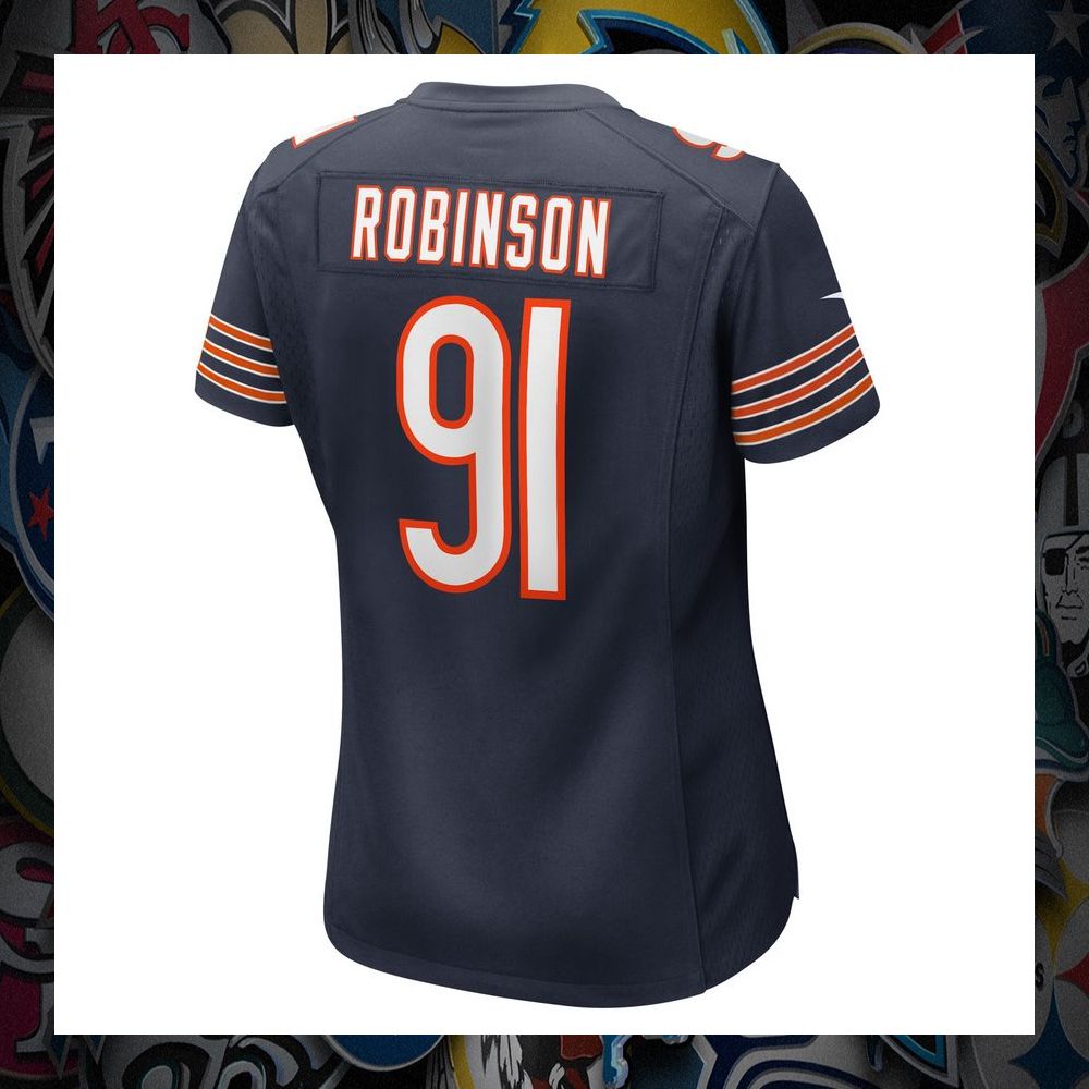 Dominique Robinson Chicago Bears Navy Football Jersey 32 Dominique Robinson Chicago Bears Navy Football Jersey word2