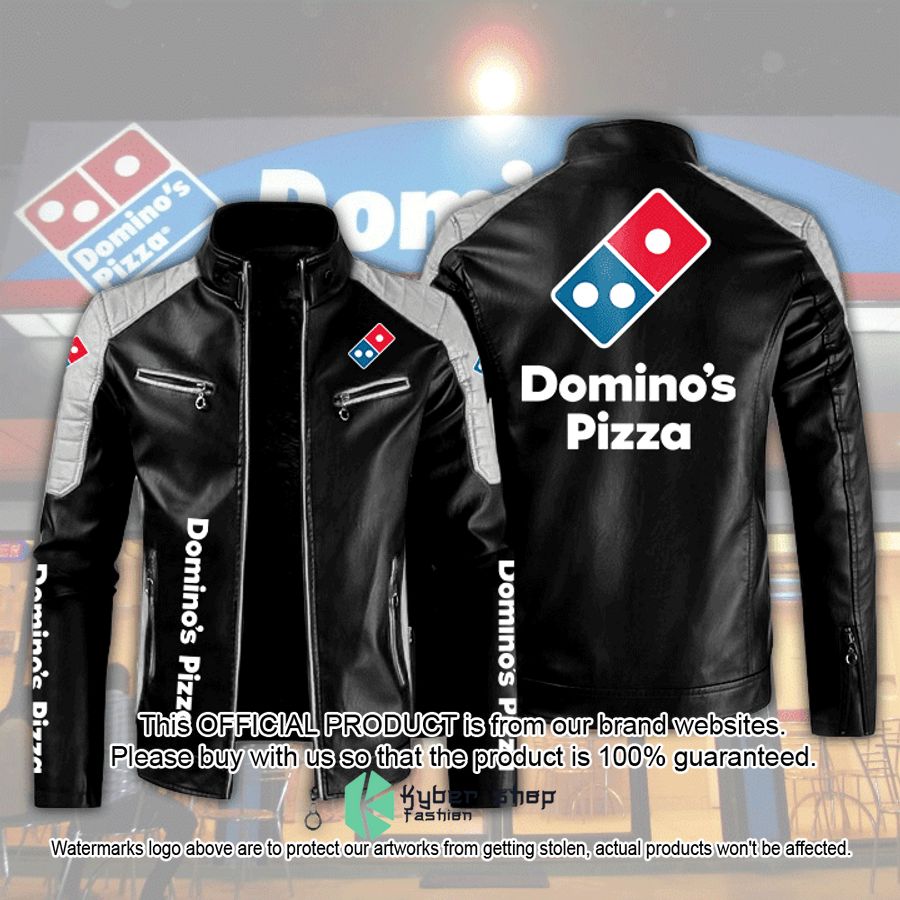 Domino'S Pizza Motor Block Leather Jacket