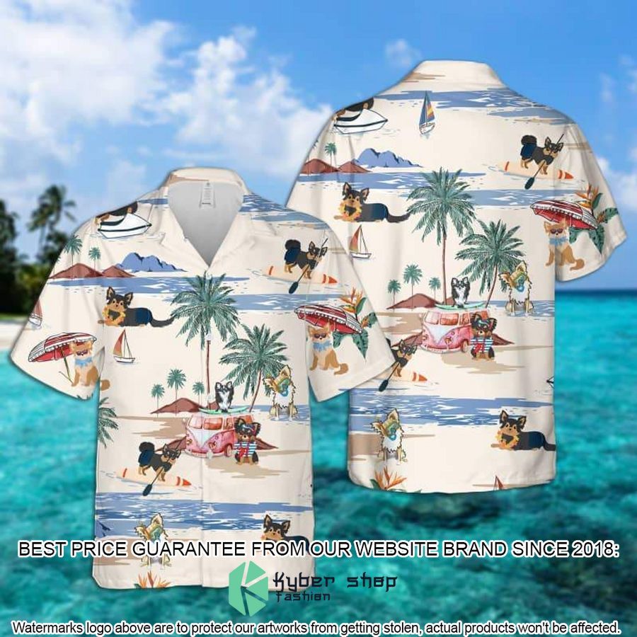 Doodle Summer Beach Hawaiian Shirt
