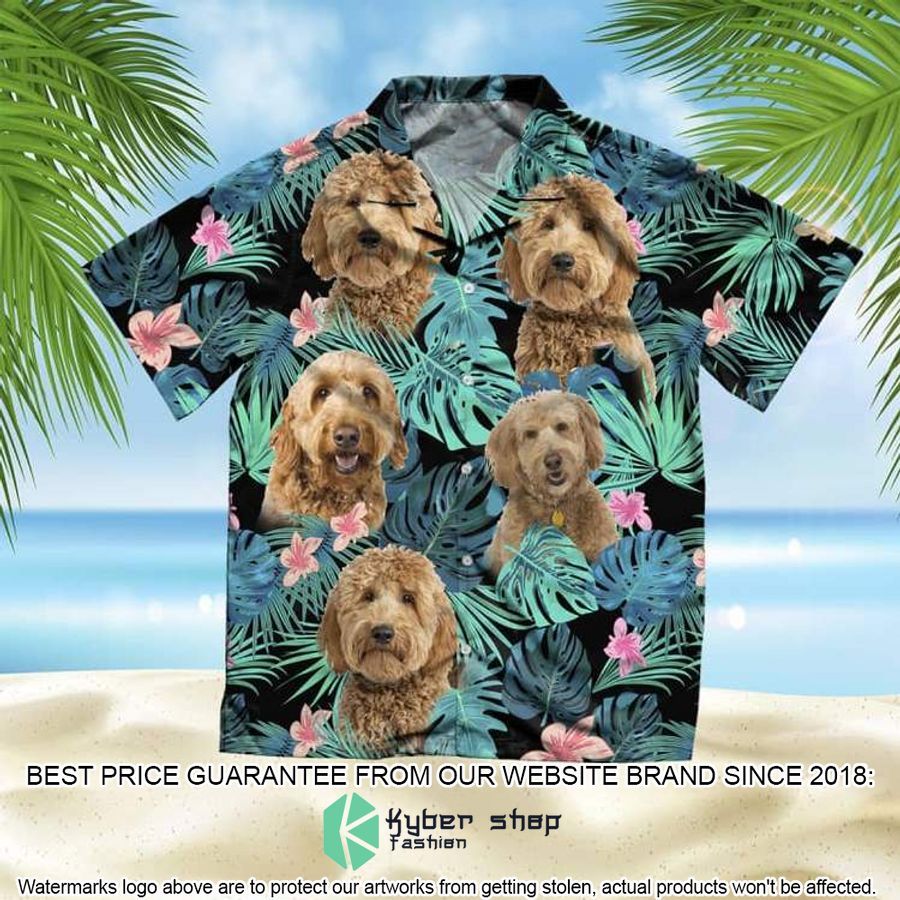 Doodle Summer Leaves Hawaiian Shirt