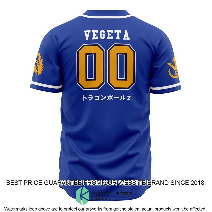 Dragon Ball Z Saiyan Vegeta Baseball Jersey 3 Dragon Ball Z Saiyan Vegeta Baseball Jersey word3
