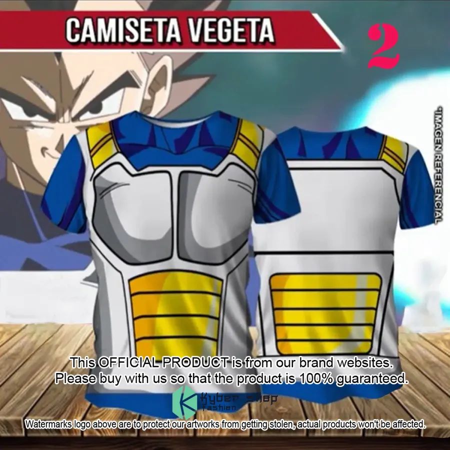 DragonBall Camiseta Vegeta T-Shirt