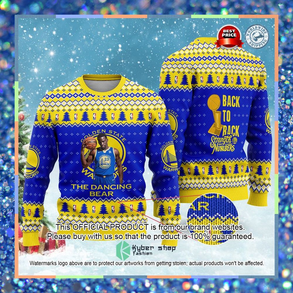 Draymond Green Golden States Warriors NBA Back To Back Christmas Sweater 3 Draymond Green Golden States Warriors NBA Back To Back Christmas Sweater word1