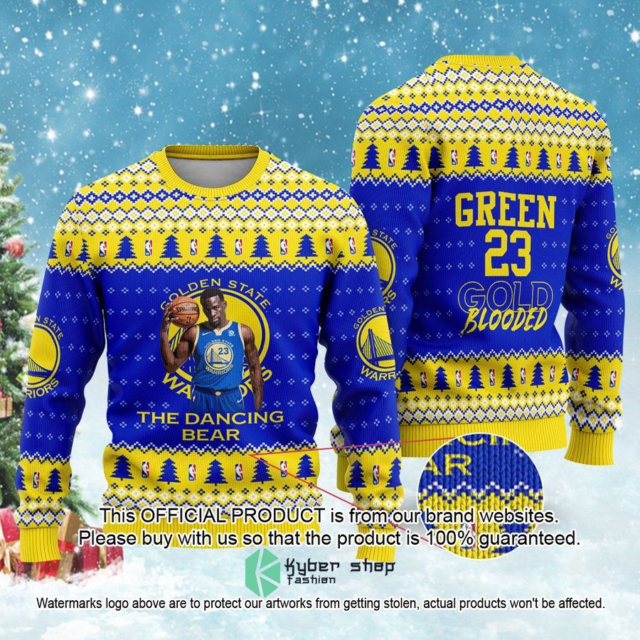 Draymond Green Golden States Warriors NBA Gold Blooded Christmas Sweater