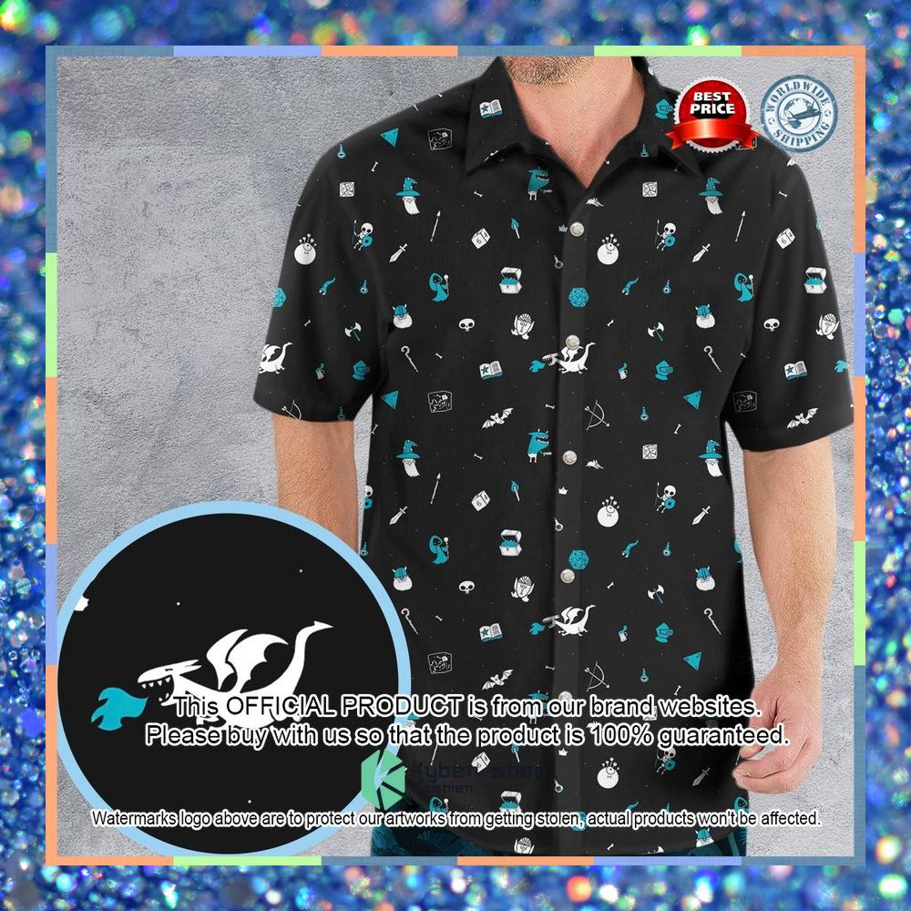 Dungeons and Dragons Pattern Hawaiian Shirt 5 Dungeons and Dragons Pattern Hawaiian Shirt word3