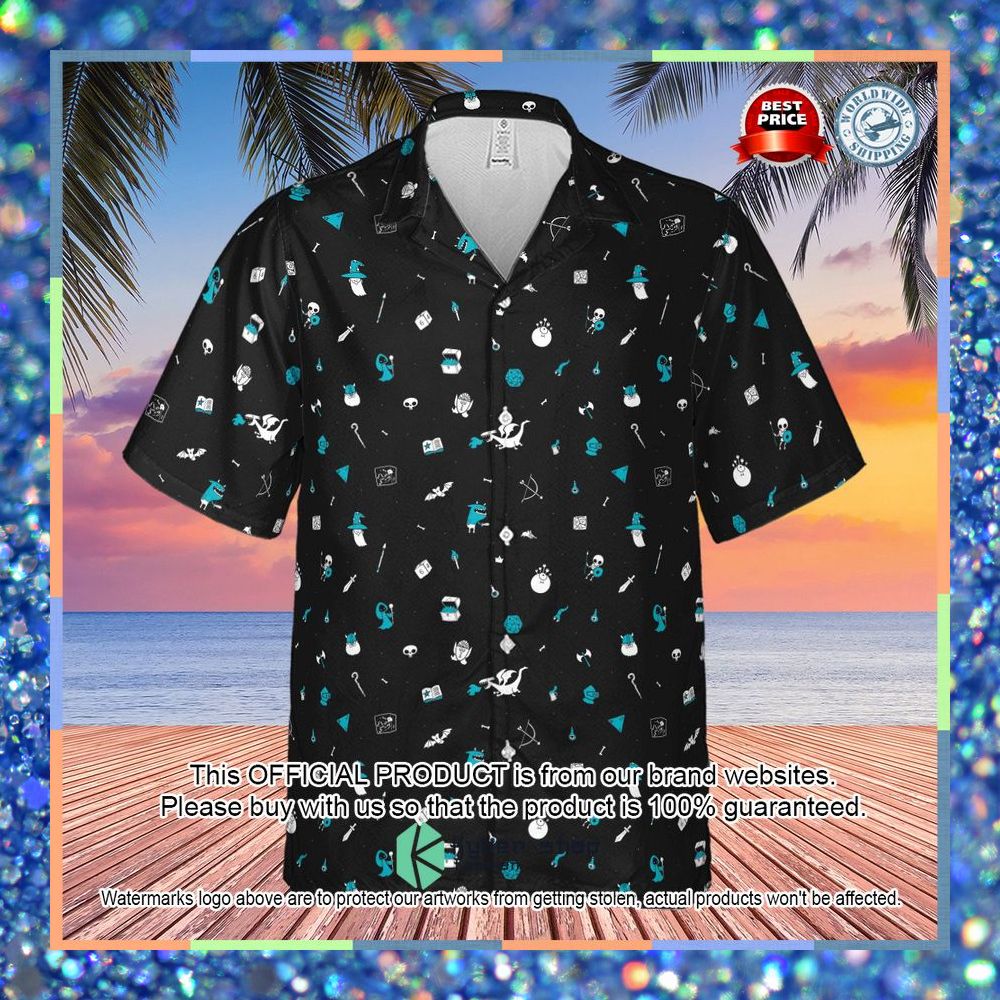 Dungeons and Dragons Pattern Hawaiian Shirt 6 Dungeons and Dragons Pattern Hawaiian Shirt word3