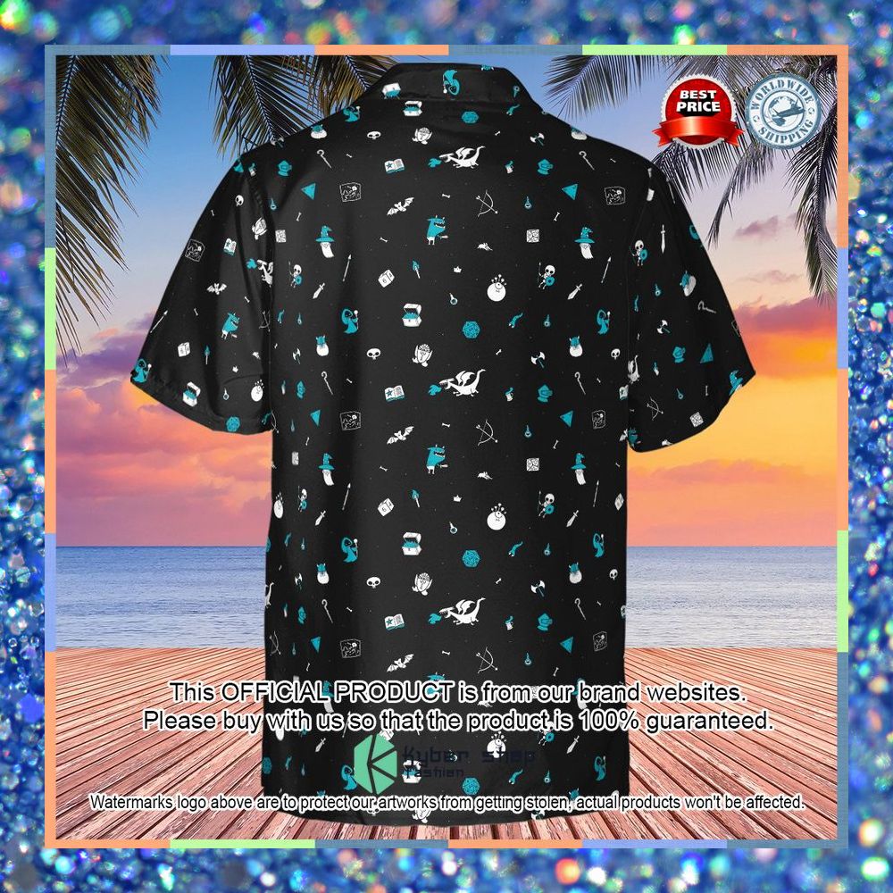 Dungeons and Dragons Pattern Hawaiian Shirt 7 Dungeons and Dragons Pattern Hawaiian Shirt word3
