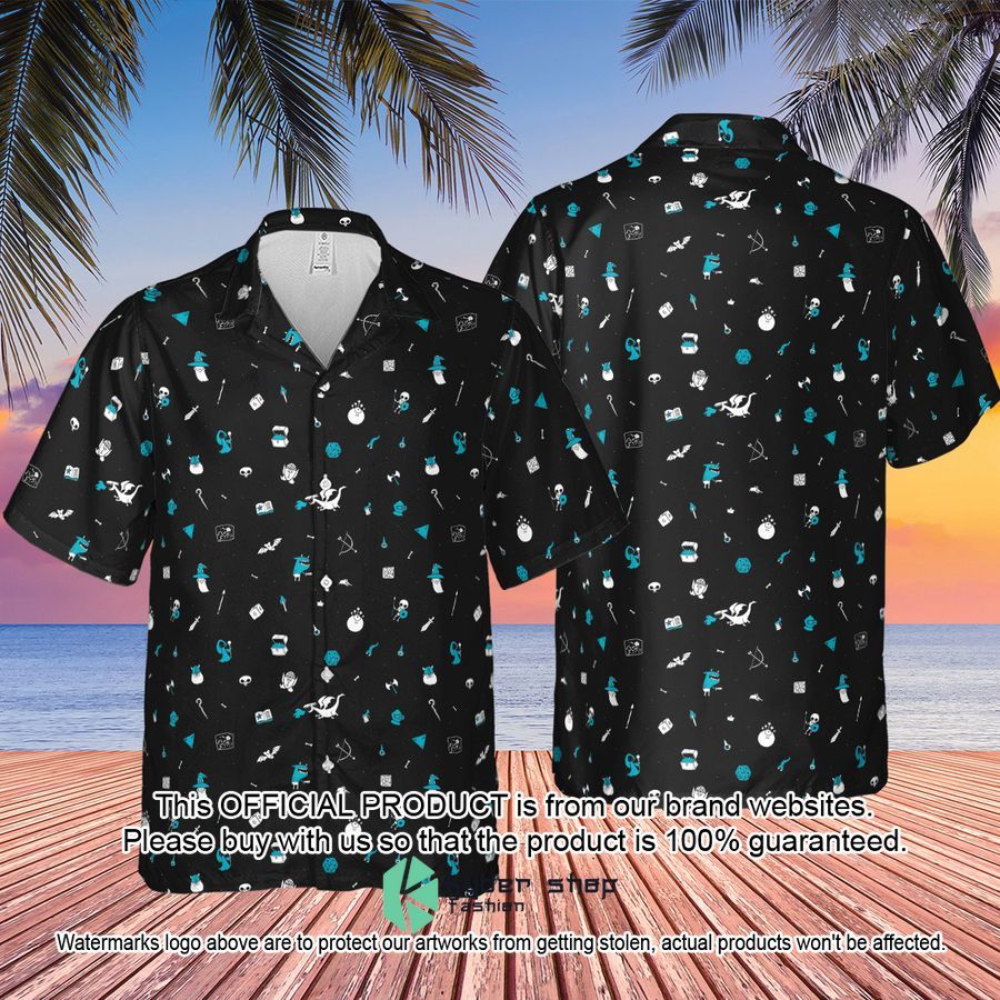 Dungeons and Dragons Pattern Hawaiian Shirt 4 Dungeons and Dragons Pattern Hawaiian Shirt word3