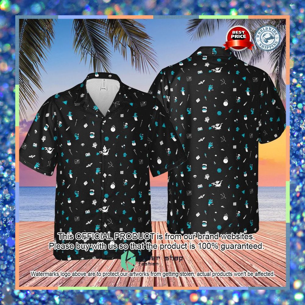 Dungeons and Dragons Pattern Hawaiian Shirt 8 Dungeons and Dragons Pattern Hawaiian Shirt word3
