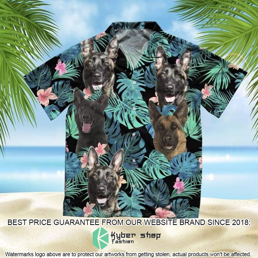 Dutch Shepherd Summer Leaves Hawaiian Shirt