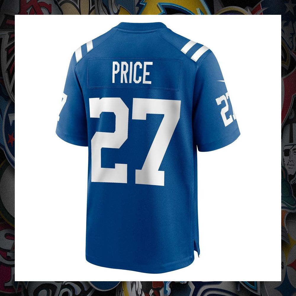 D'Vonte Price Indianapolis Colts Royal Football Jersey 7 D'Vonte Price Indianapolis Colts Royal Football Jersey word1