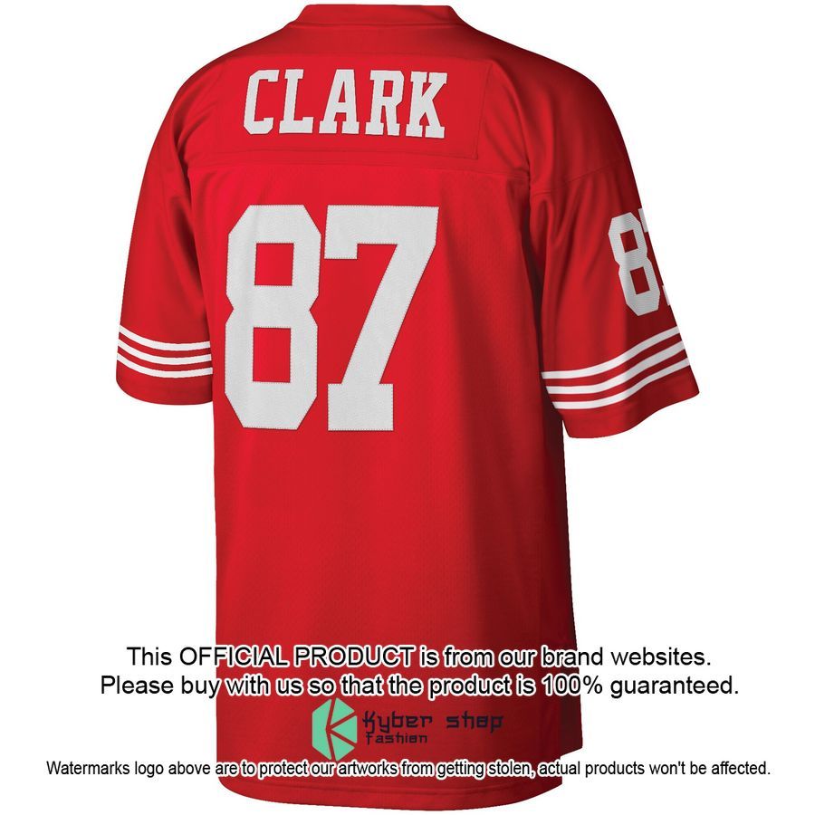Dwight Clark San Francisco 49ers Mitchell & Ness Legacy Replica Scarlet Football Jersey 3 Dwight Clark San Francisco 49ers Mitchell & Ness Legacy Replica Scarlet Football Jersey word3