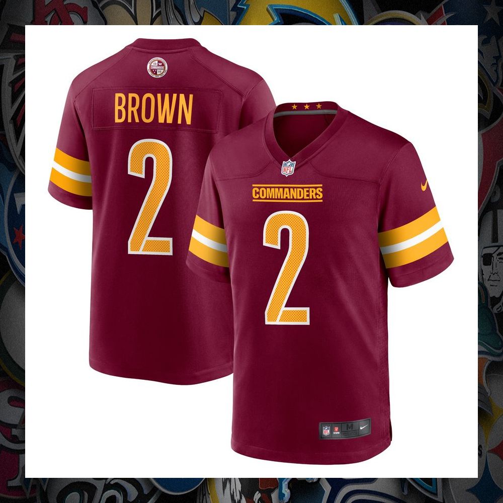 Dyami Brown Washington Commanders Nike Burgundy Football Jersey 30 Dyami Brown Washington Commanders Nike Burgundy Football Jersey word3