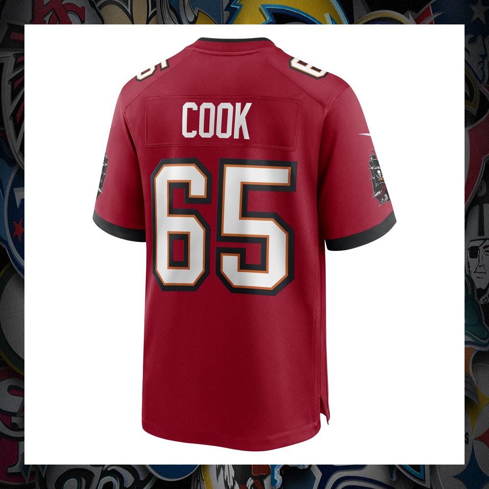 Dylan Cook Tampa Bay Buccaneers Red Football Jersey 7 Dylan Cook Tampa Bay Buccaneers Red Football Jersey word2