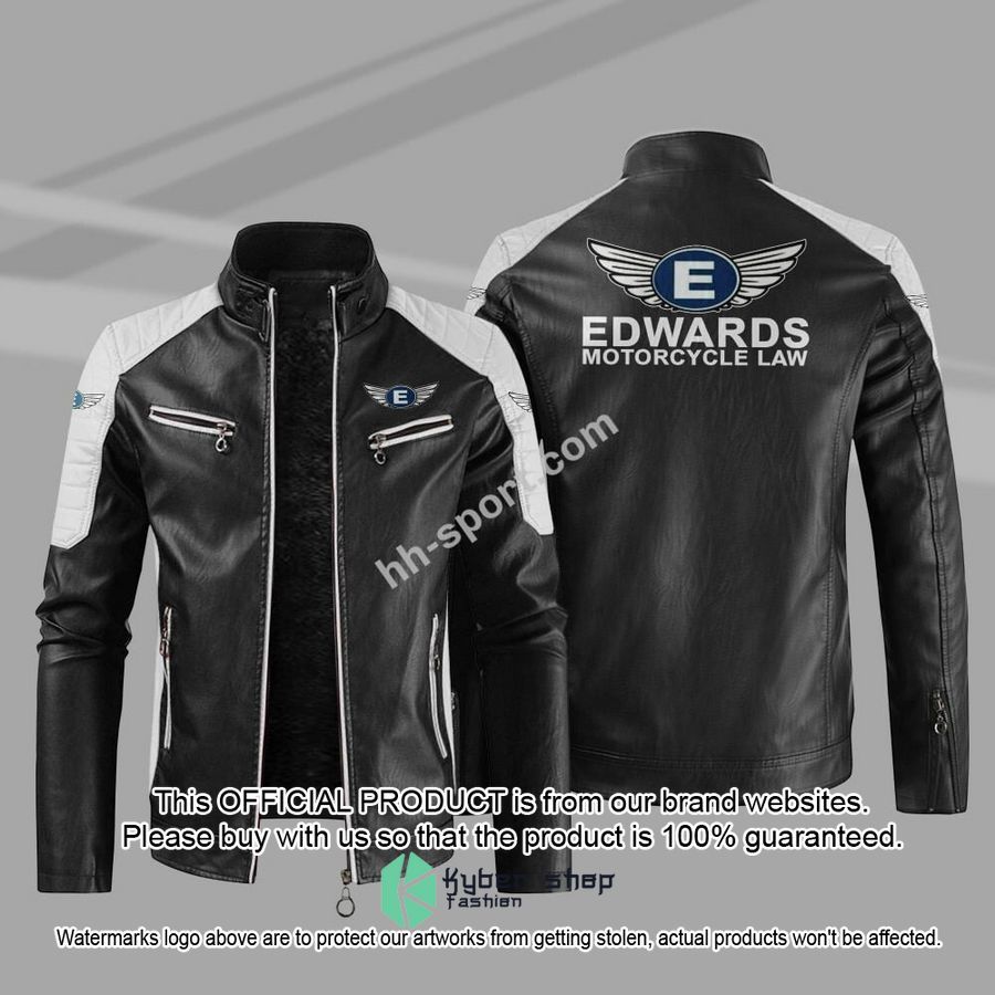 Edwards Motorcycle Law Motor Leather Jacket word3