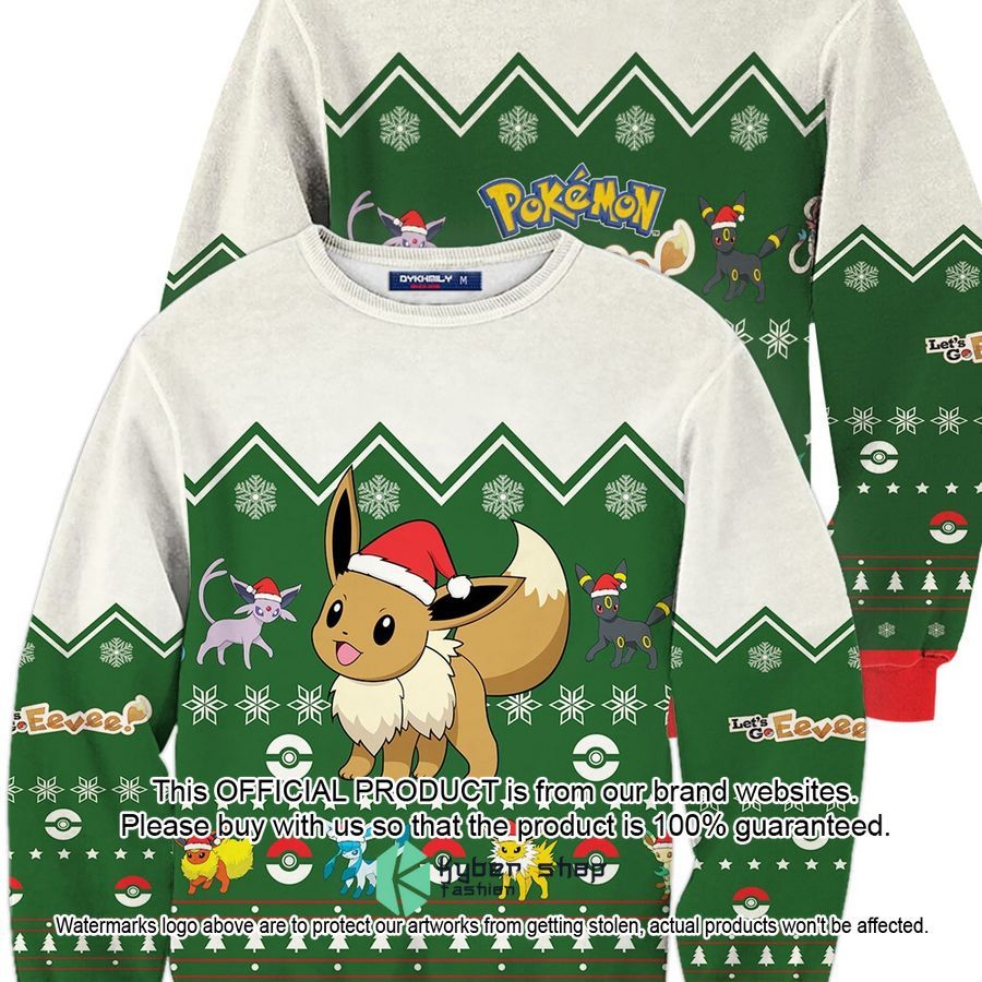 Eevee Pokemon Christmas Sweater