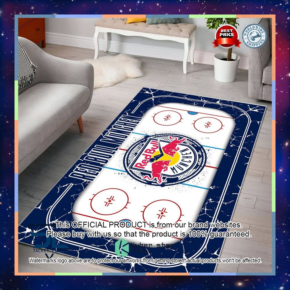 EHC Red Bull Munchen Carpet Rug 6 EHC Red Bull Munchen Carpet Rug word2