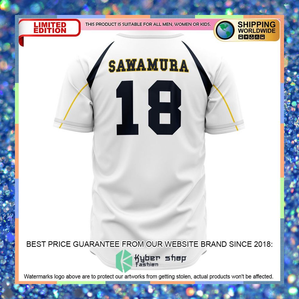 Eijun Sawamura Siedo High Ace Of Diamond Baseball Jersey 6 Eijun Sawamura Siedo High Ace Of Diamond Baseball Jersey word3