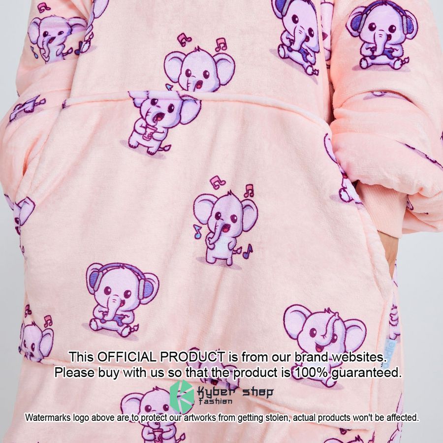 Elephant Oodie Blanket Hoodie 3 Elephant Oodie Blanket Hoodie word1