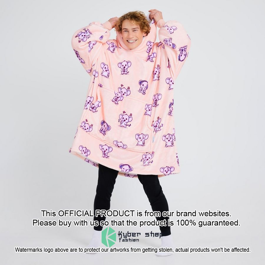 Elephant Oodie Blanket Hoodie 5 Elephant Oodie Blanket Hoodie word1