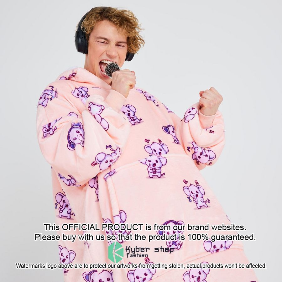 Elephant Oodie Blanket Hoodie 6 Elephant Oodie Blanket Hoodie word1