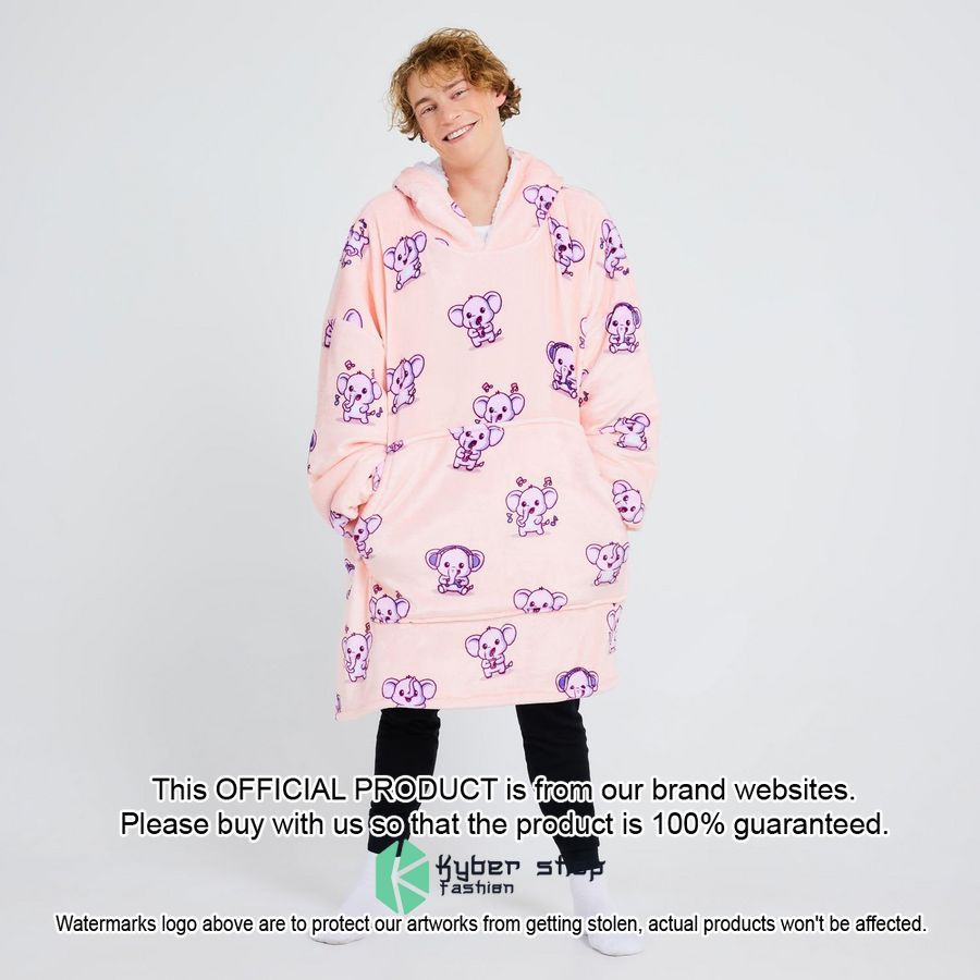 Elephant Oodie Blanket Hoodie 7 Elephant Oodie Blanket Hoodie word1