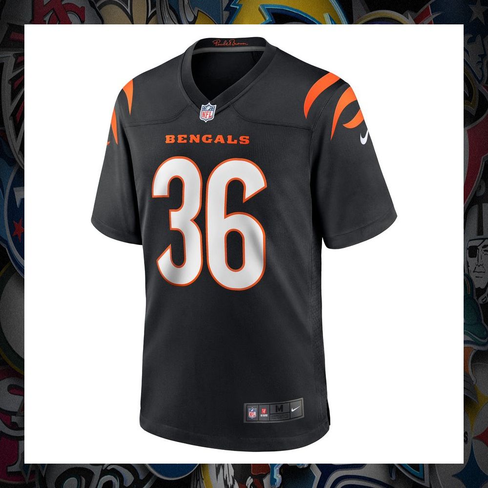 Elijah Holyfield Cincinnati Bengals Black Football Jersey 6 Elijah Holyfield Cincinnati Bengals Black Football Jersey word3