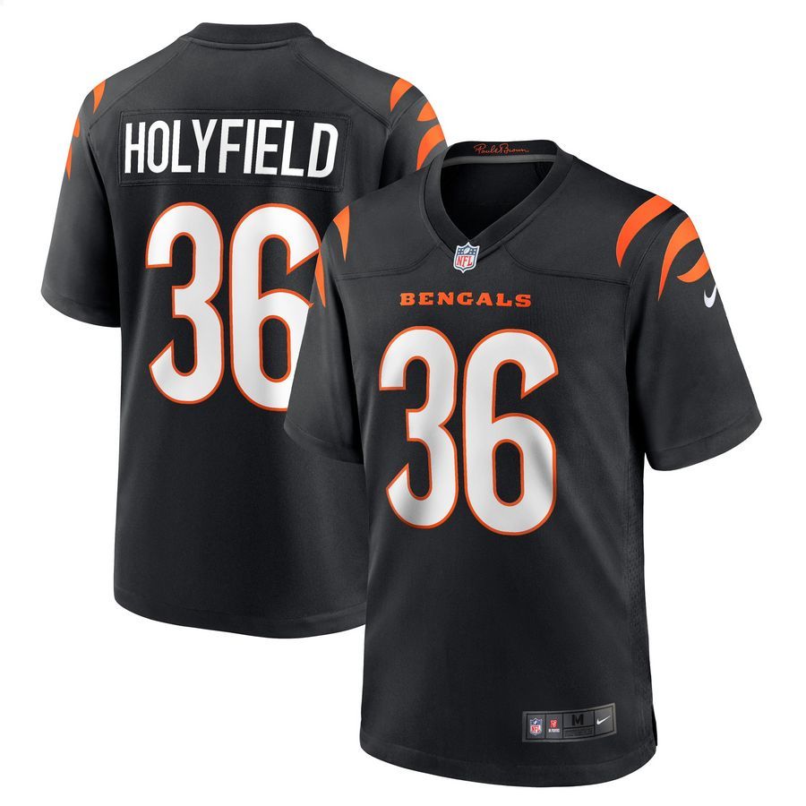 Elijah Holyfield Cincinnati Bengals Black Football Jersey 4 Elijah Holyfield Cincinnati Bengals Black Football Jersey word3
