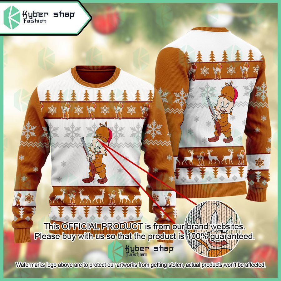Elmer Fudd Looney Tunes Christmas Sweater