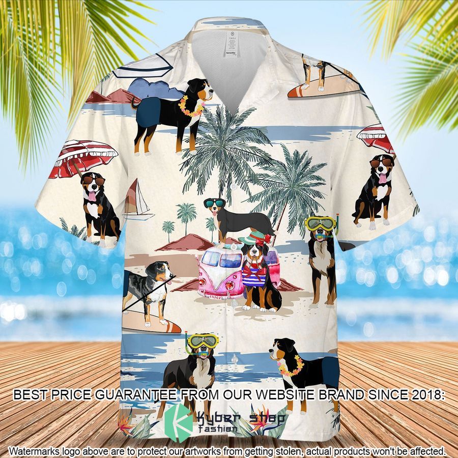 Entlebucher Mountain Summer Beach Hawaiian Shirt