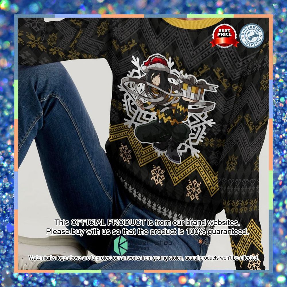 Eraser Head My Hero Academia Christmas Sweater 7 Eraser Head My Hero Academia Christmas Sweater word2