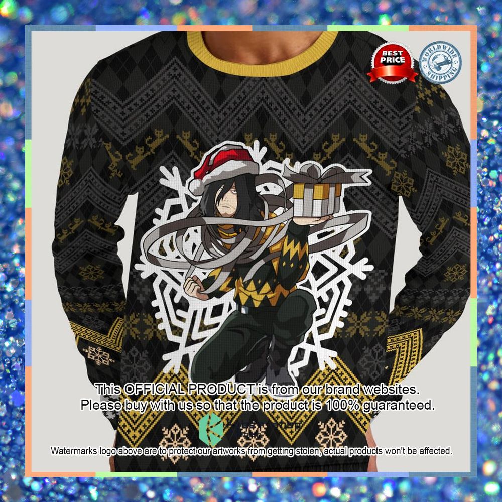 Eraser Head My Hero Academia Christmas Sweater 8 Eraser Head My Hero Academia Christmas Sweater word2