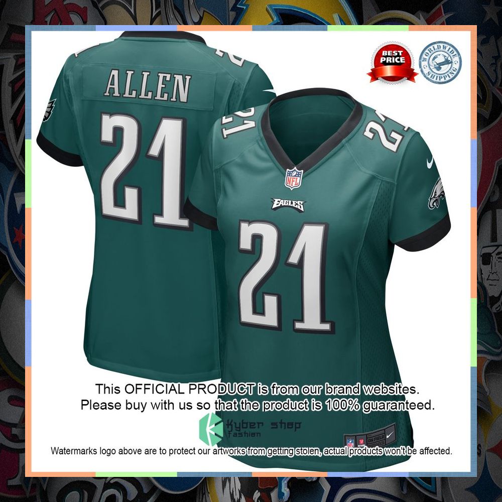 Eric Allen Philadelphia Eagles Women's Football Retired Midnight Green Football Jersey 5 Eric Allen Philadelphia Eagles Women's Football Retired Midnight Green Football Jersey word3