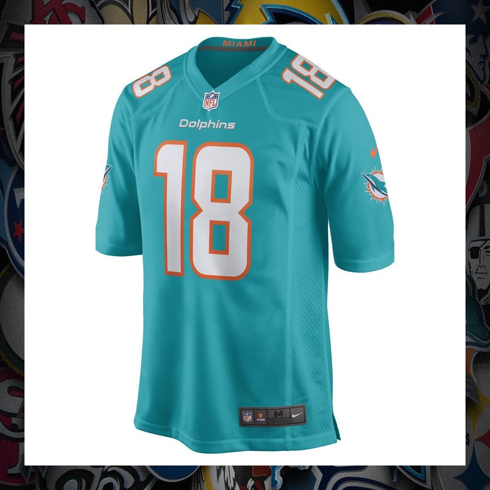 Erik Ezukanma Miami Dolphins Aqua Football Jersey 6 Erik Ezukanma Miami Dolphins Aqua Football Jersey word3