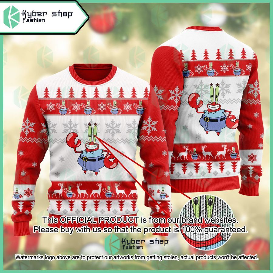 Eugene H. Krabs SpongeBob SquarePants Christmas Sweater
