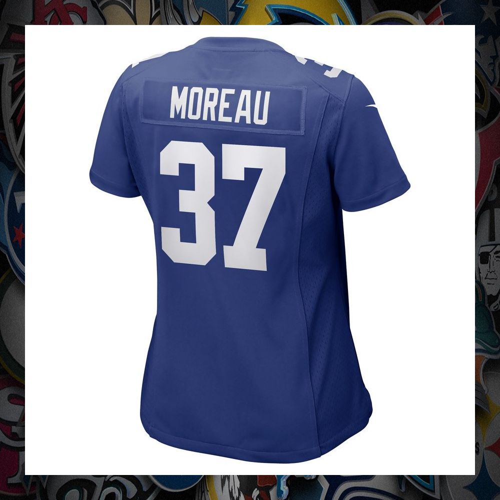 Fabian Moreau New York Giants Royal Football Jersey 32 Fabian Moreau New York Giants Royal Football Jersey word2