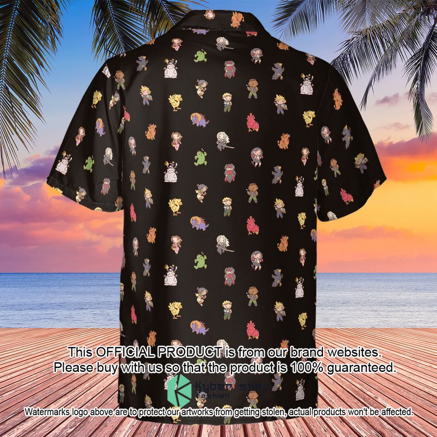 Final Fantasy Characters Pattern Hawaiian Shirt 3 Final Fantasy Characters Pattern Hawaiian Shirt word1