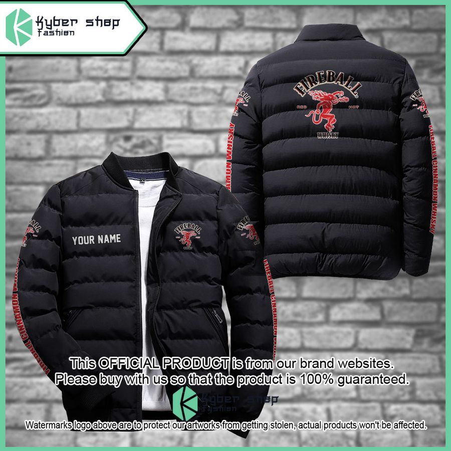 Fireball Cinnamon Whisky Custom Puffer Down Jacket 17 Fireball Cinnamon Whisky Custom Puffer Down Jacket word2