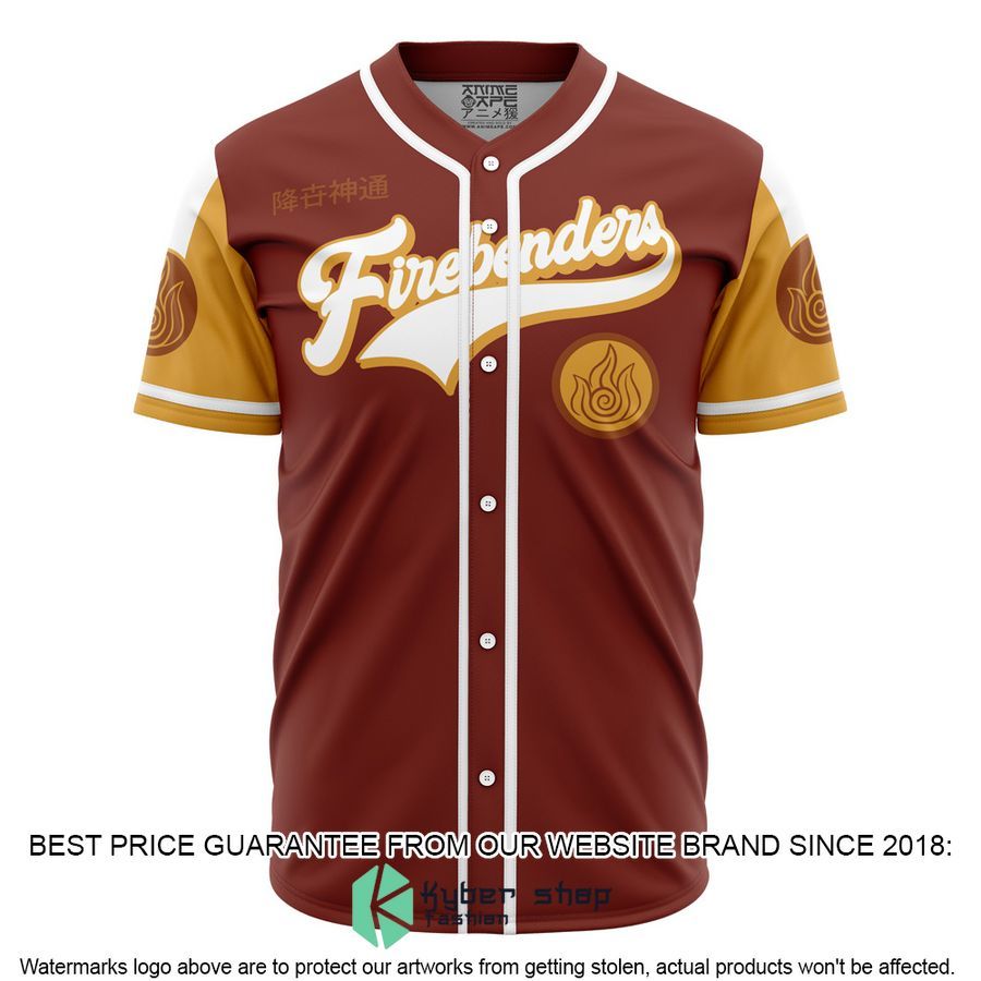 Firebenders Avatar Baseball Jersey