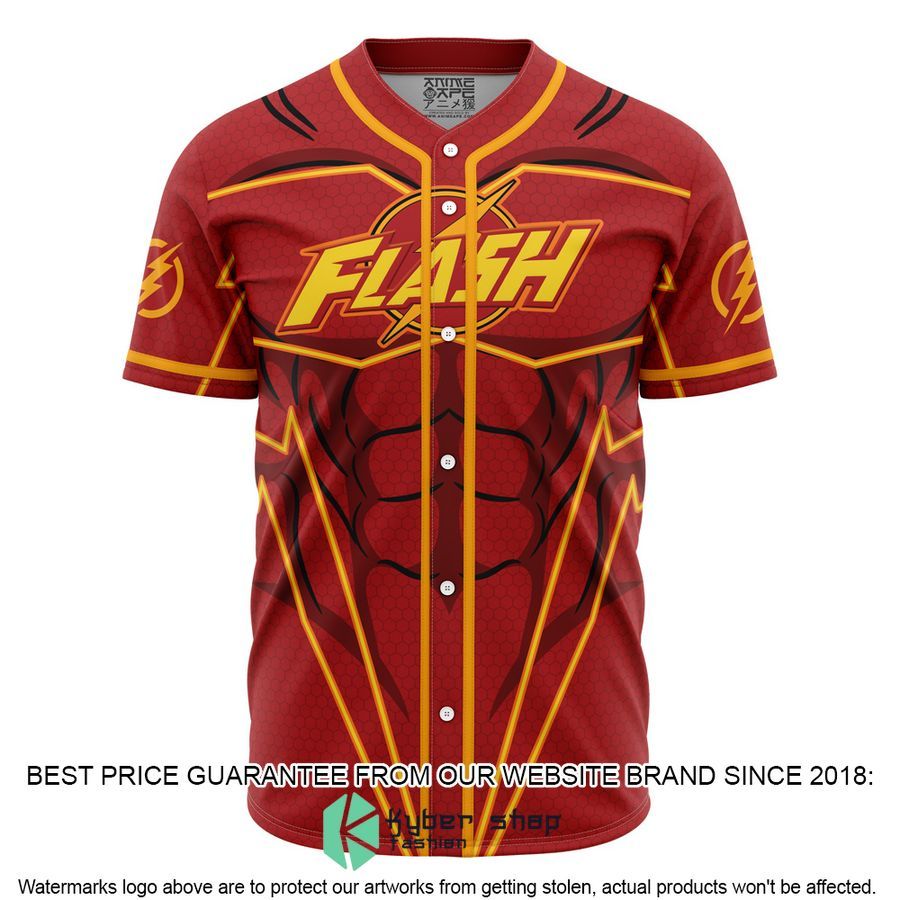 Flash DC Comics Baseball Jersey