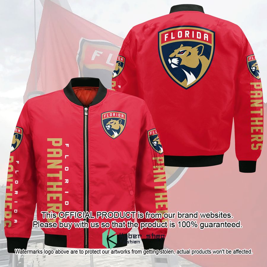 Florida Panthers Bomber Jacket word2