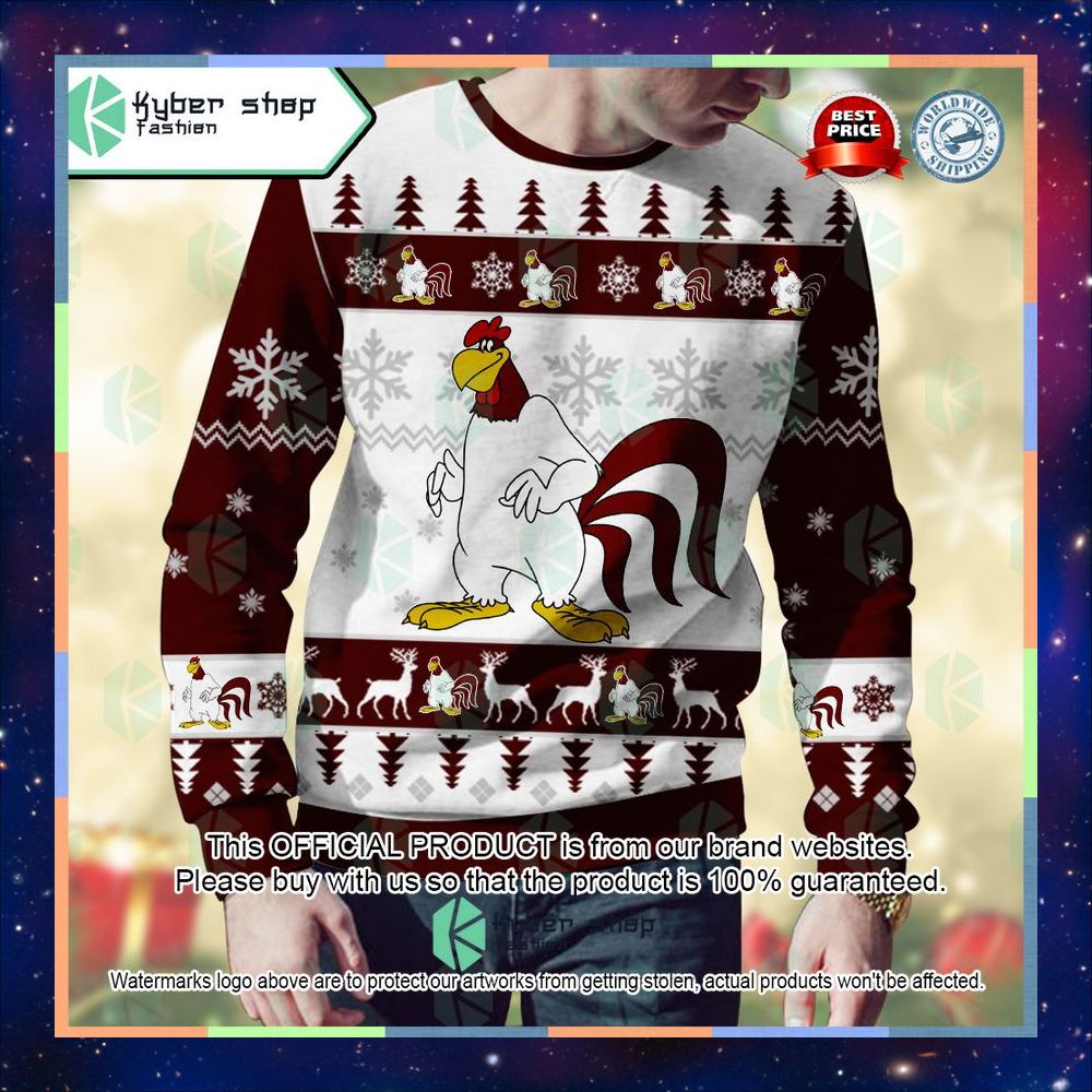 Foghorn Leghorn Looney Tunes Ugly Sweater 7 Foghorn Leghorn Looney Tunes Ugly Sweater word1