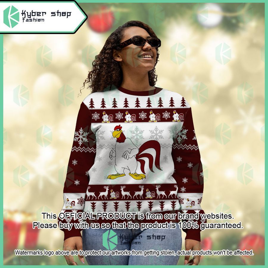 Foghorn Leghorn Looney Tunes Ugly Sweater 4 Foghorn Leghorn Looney Tunes Ugly Sweater word1