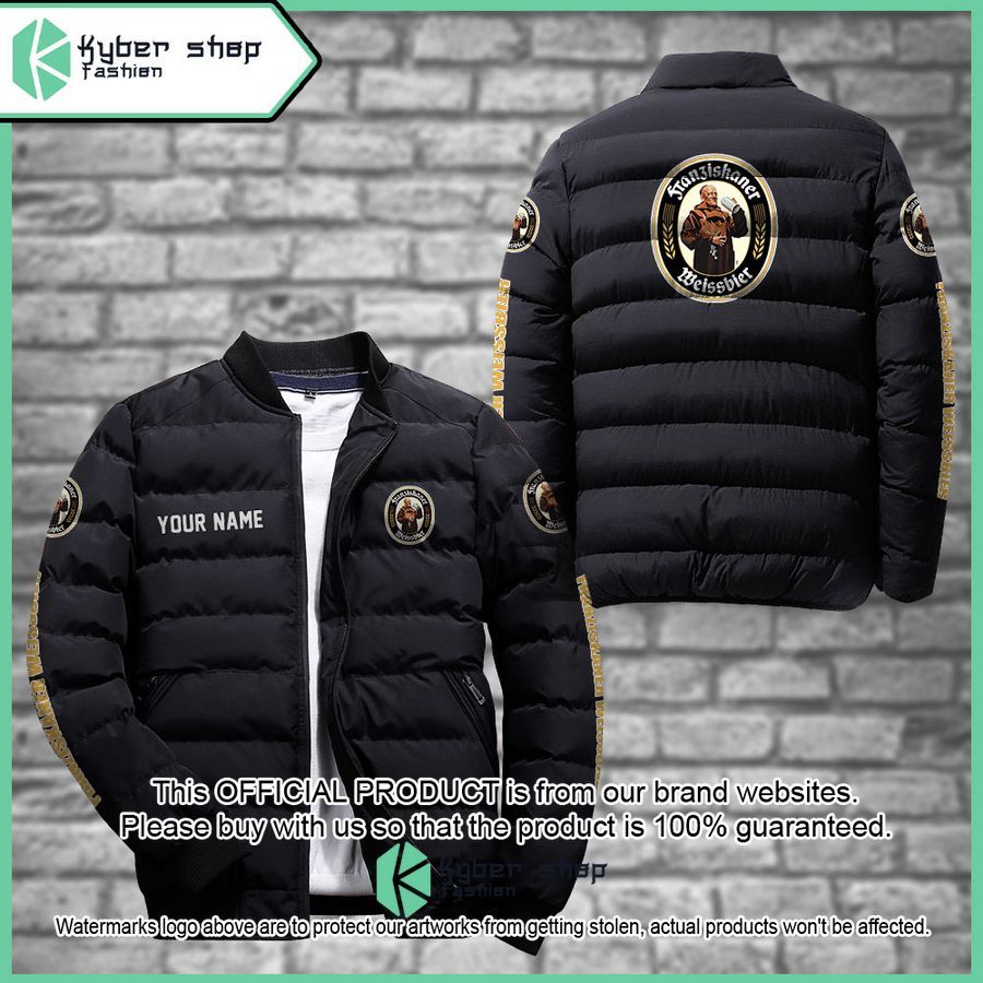 Franziskaner Weissbier Custom Puffer Down Jacket word1
