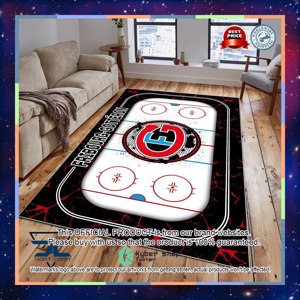 Fribourg-Gotteron Carpet Rug 4 Fribourg-Gotteron Carpet Rug word2