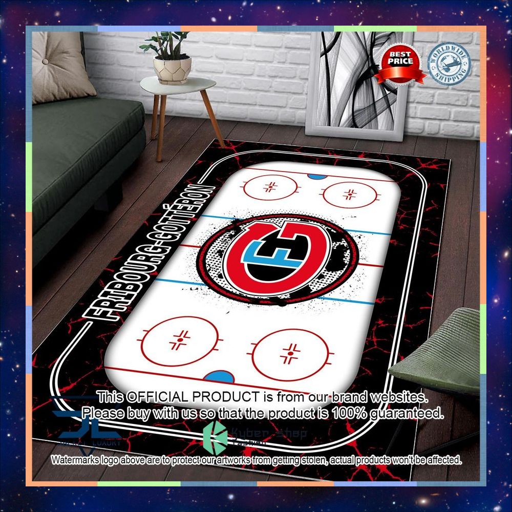 Fribourg-Gotteron Carpet Rug 5 Fribourg-Gotteron Carpet Rug word2